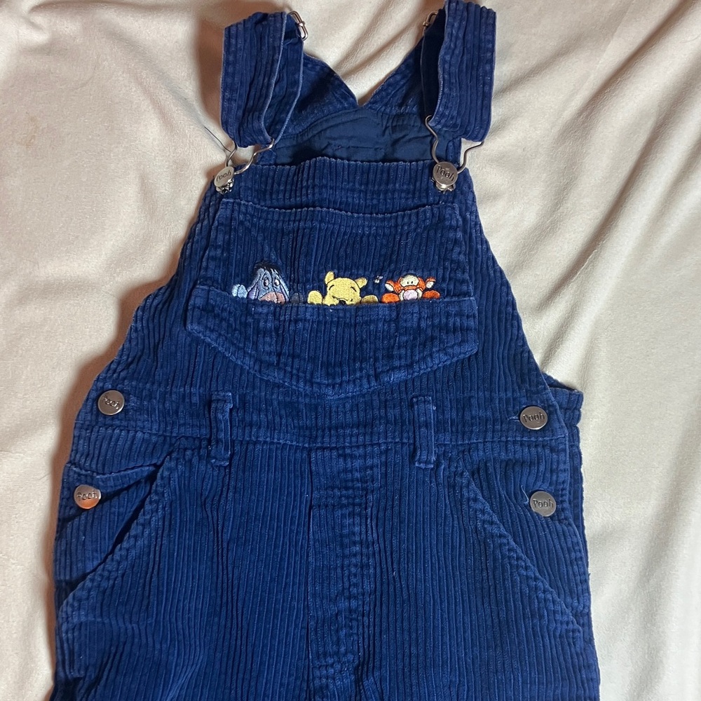 Vintage Winnie the Pooh overalls. Size 7/8.